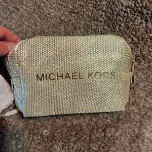 Michael Kors Shimmering Gold Pouch